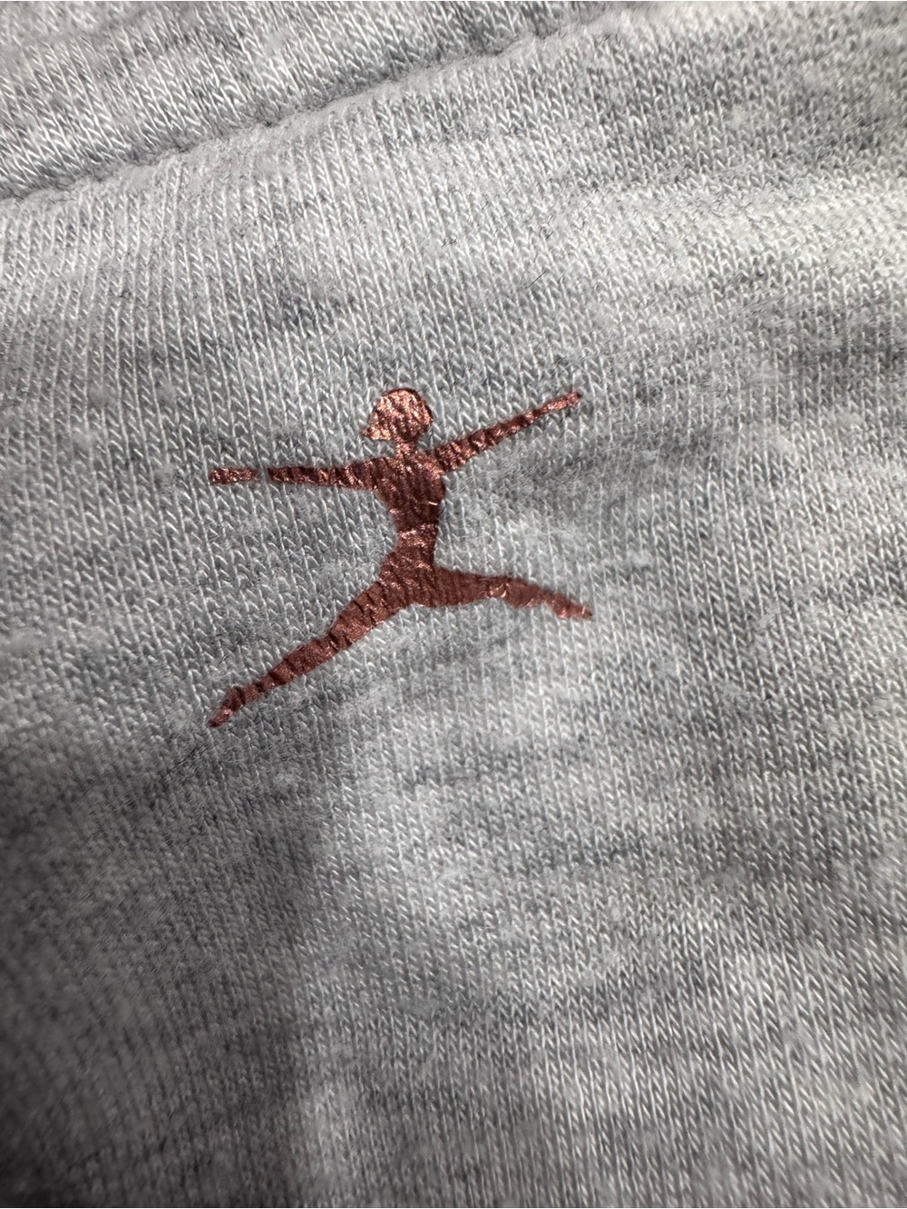 Danskin Light Gray V-Neck Twist Hem Sweatshirt - Picture 6 of 6